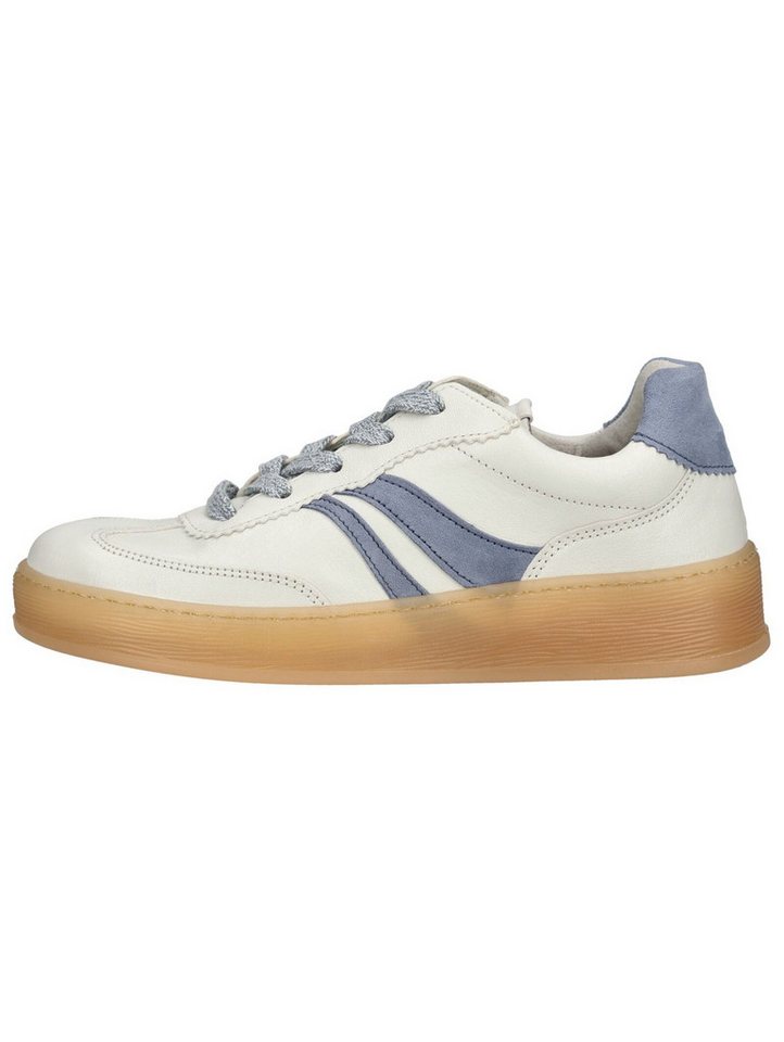 Gabor Comfort Sneaker Glattleder Sneaker (blau/weiß)