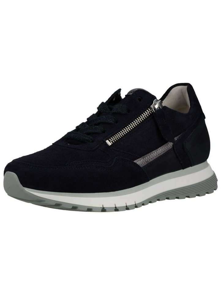 Gabor Comfort Sneaker Leder Sneaker (blau)