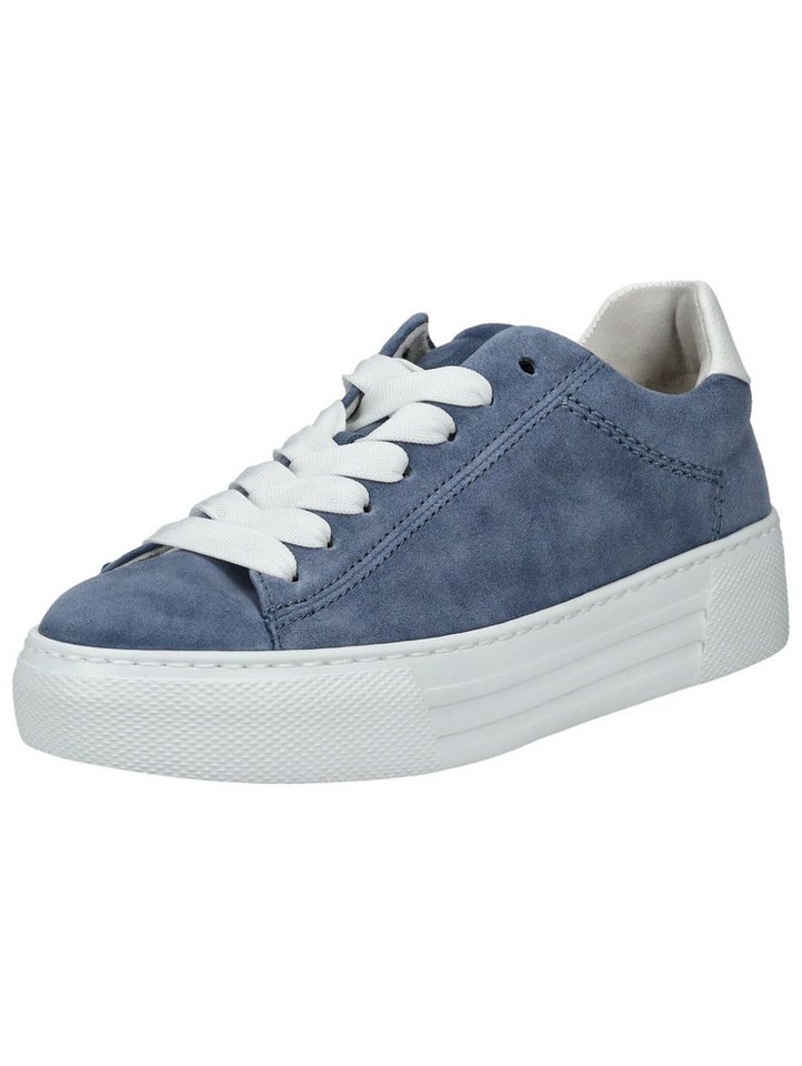 Gabor Comfort Sneaker Leder Sneaker (blau)