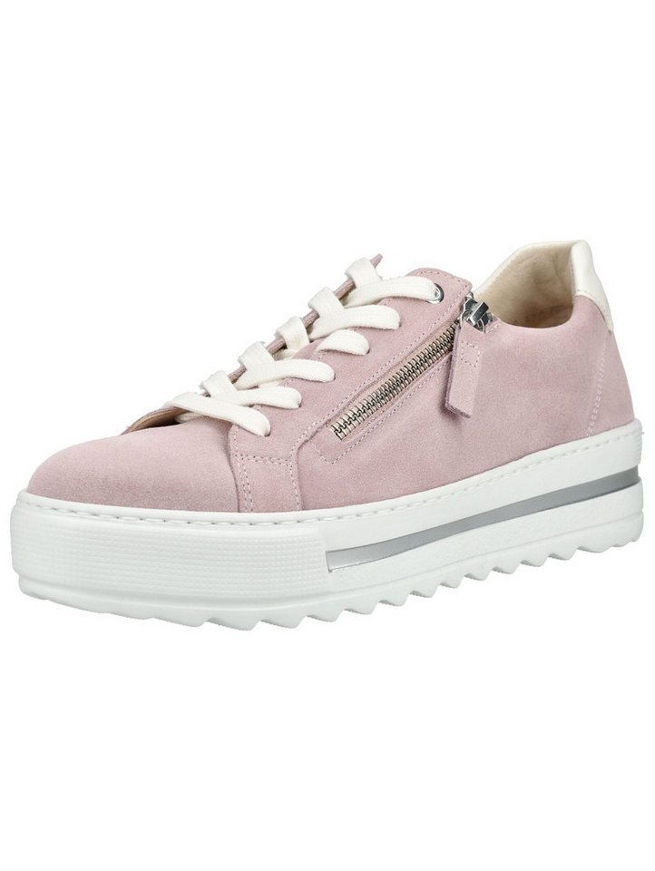 Gabor Comfort Sneaker Leder Sneaker (rosa)
