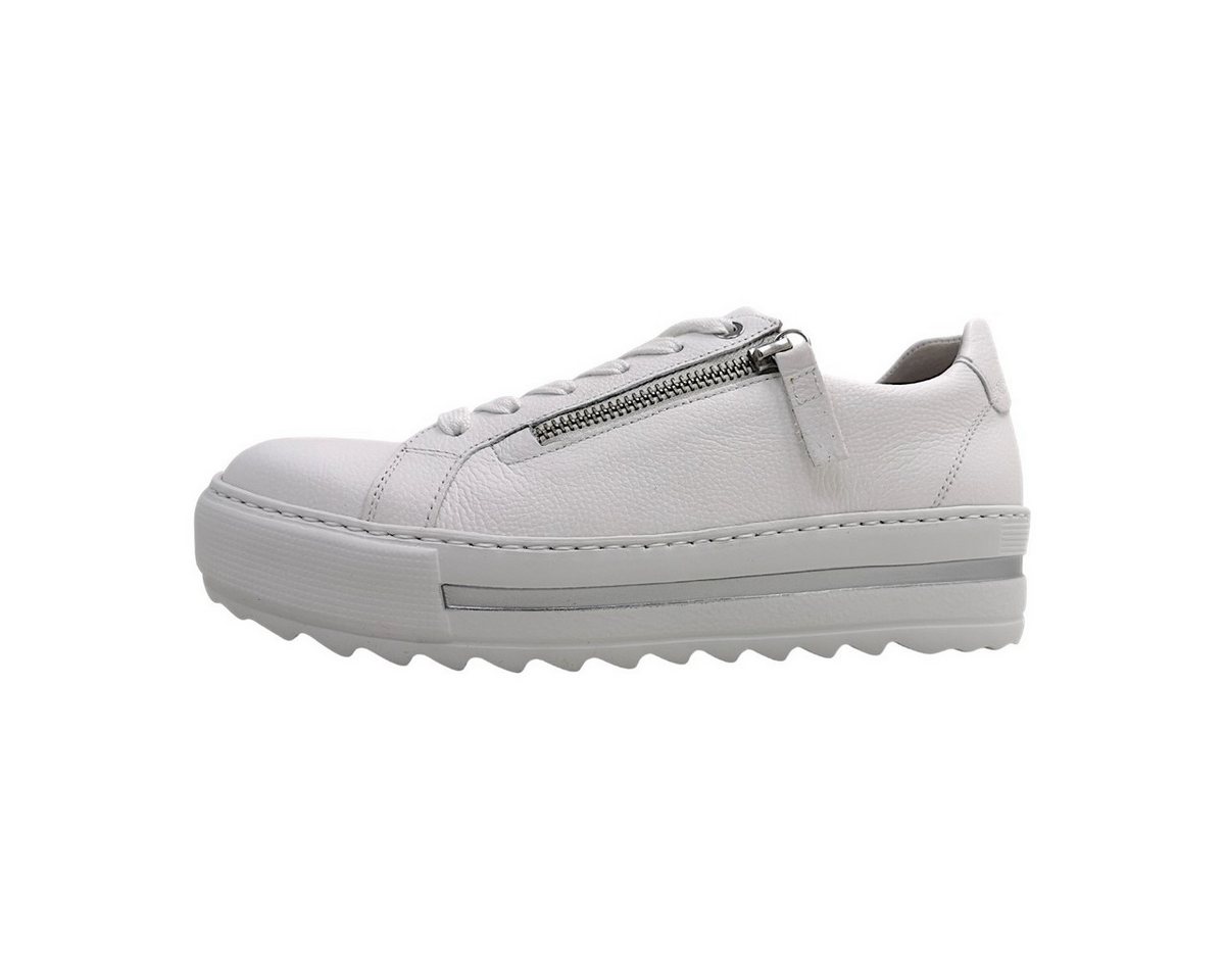 Gabor Comfort sportlicher Schnürer Schnürschuh (weiß)