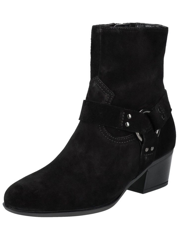 Gabor Comfort Stiefelette Leder Stiefelette (schwarz)