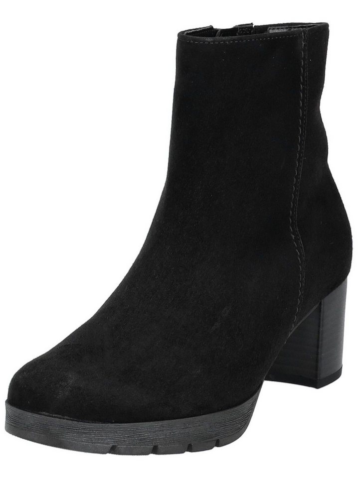 Gabor Comfort Stiefelette Veloursleder Stiefelette (schwarz)