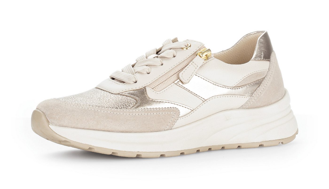 Gabor COMO Keilsneaker, Freizeitschuh, Halbschuh, Schnürschuh in Komfortweite K (extraweit)