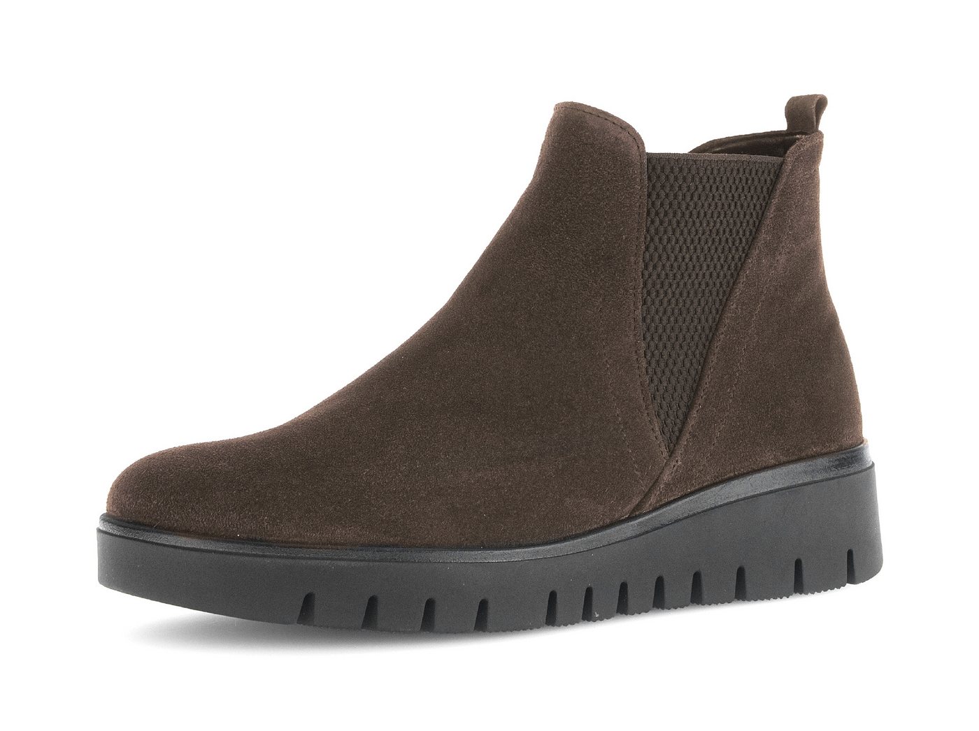 Gabor DAVOS Chelseaboots, Keilboots, Ankleboots in Komfortweite H (sehr weit) (braun)