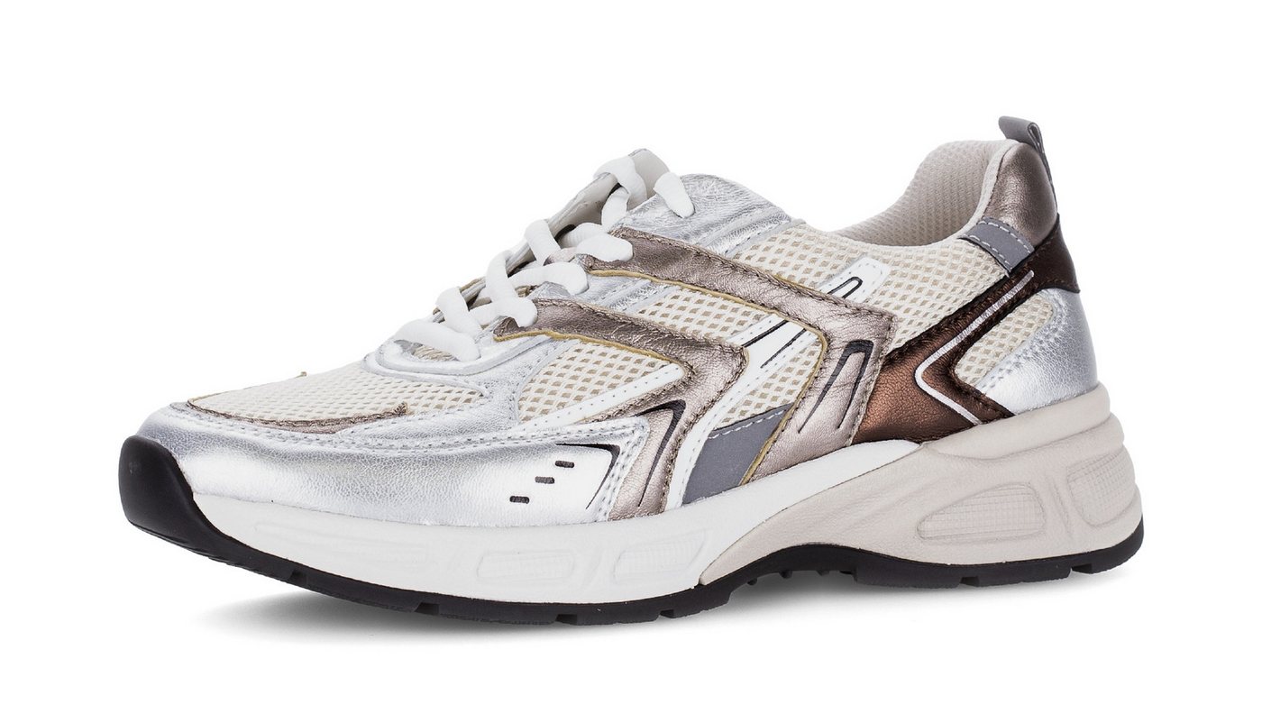 Gabor DAVOS Keilsneaker, Freizeitschuh, Halbschuh, Schnürer in Komfortweite H (sehr weit)