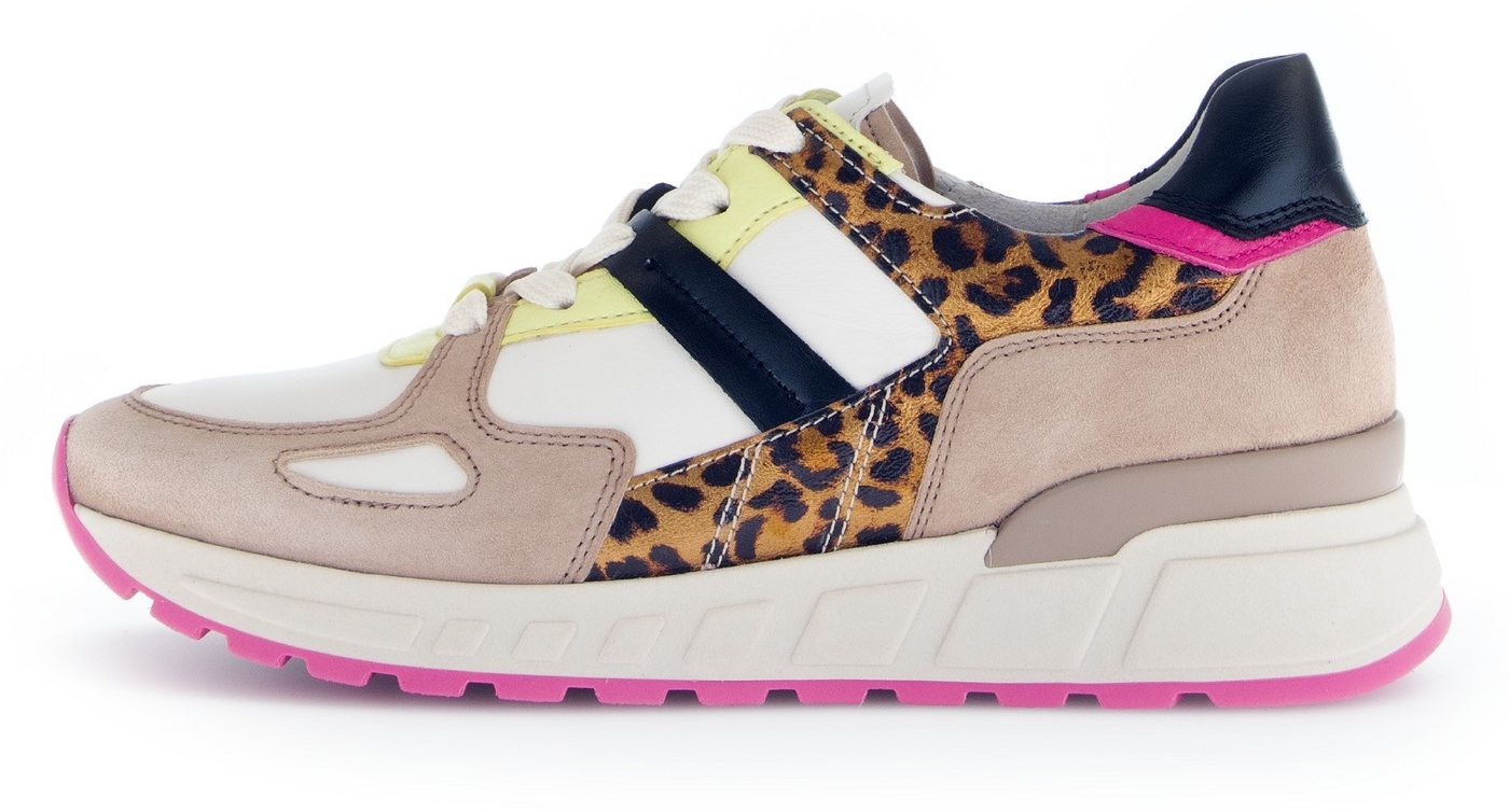 Gabor DAVOS Keilsneaker, Freizeitschuh, Halbschuh, Schnürschuh in Komfortweite H (sehr weit)