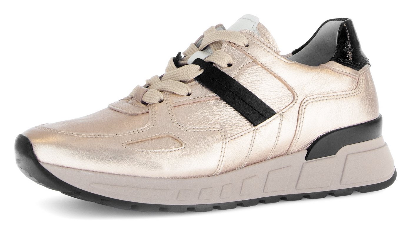 Gabor DAVOS Keilsneaker, Freizeitschuh, Halbschuh, Schnürschuh in Komfortweite H (sehr weit)