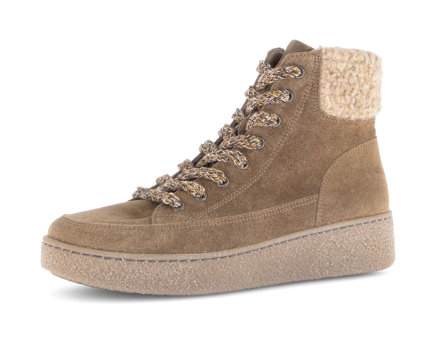 Gabor DAVOS Schnürboots, Plateau, Schnürstiefelette in Komfortweite H (sehr weit)