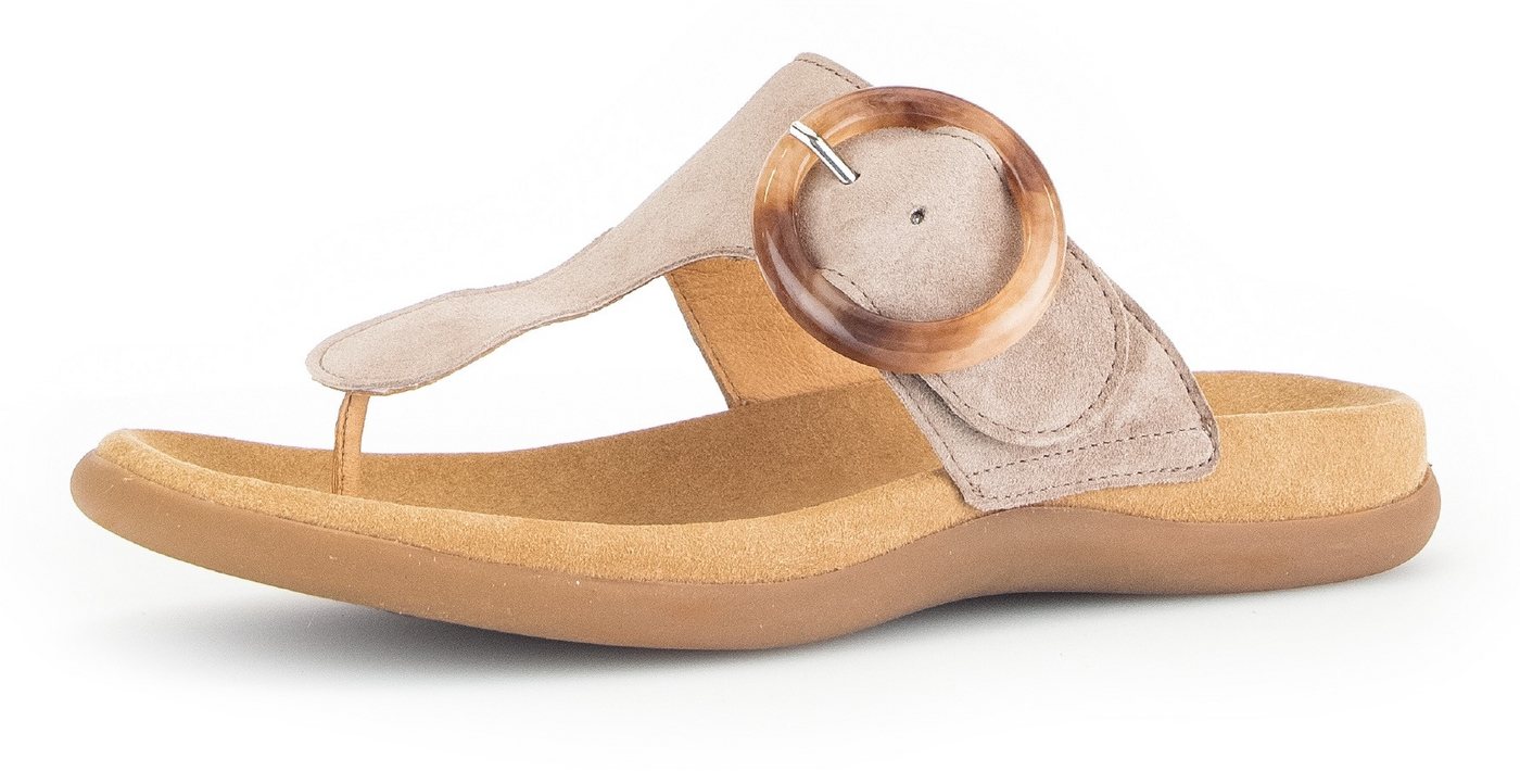 Gabor Dianette, Keilabsatz, Sommerschuh, Bequemschuh mit dekorativer Zierschnalle