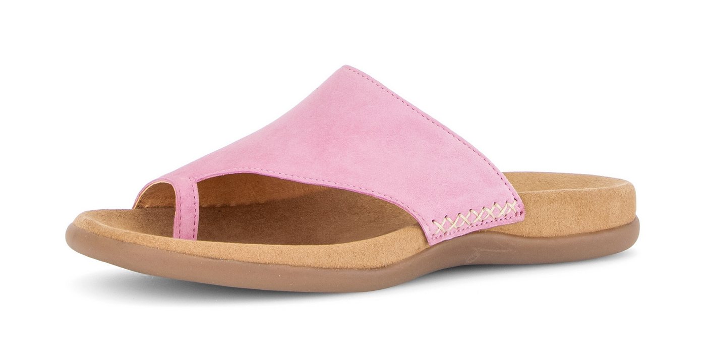 Gabor Dianette Keilabsatz, Sommerschuh, Bequemschuh mit Zehenring (rosa)
