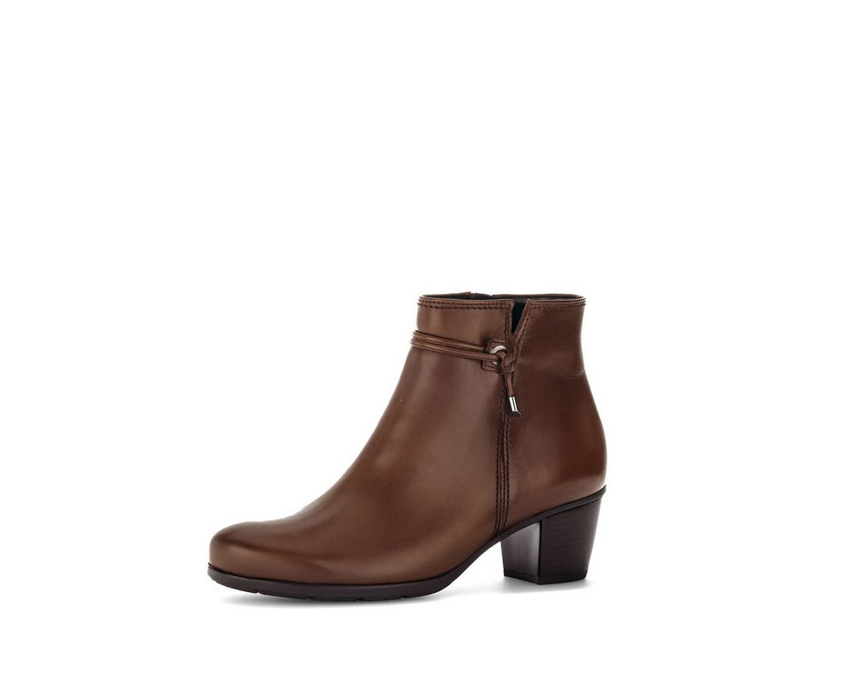 Gabor Elegante Stiefelette Glattleder Stiefelette (braun)