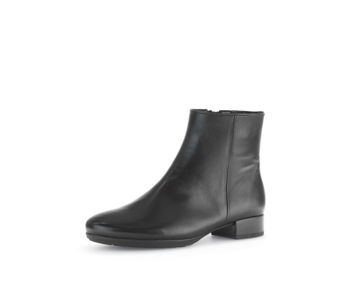 Gabor Elegante Stiefelette Glattleder Stiefelette (schwarz)
