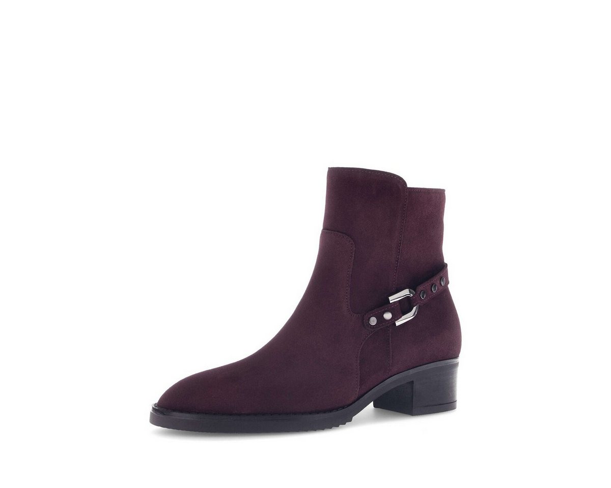 Gabor Elegante Stiefelette Rauleder Stiefelette (rot)