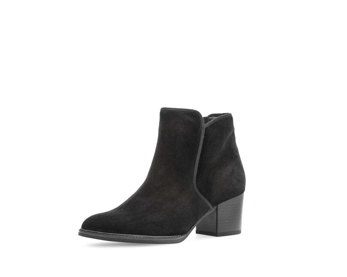 Gabor Elegante Stiefelette Rauleder Stiefelette (schwarz)
