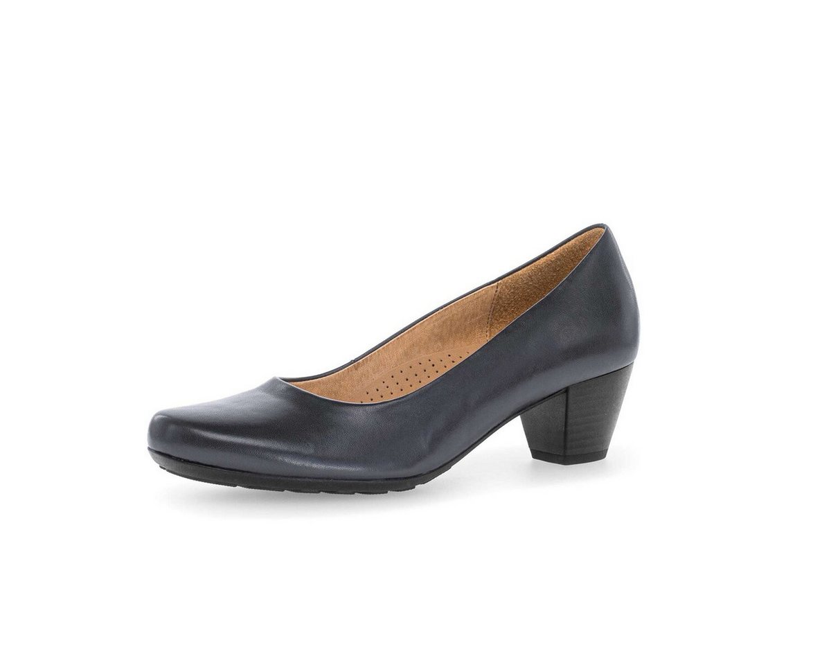 Gabor Eleganter Pumps Glattleder Pumps (blau)