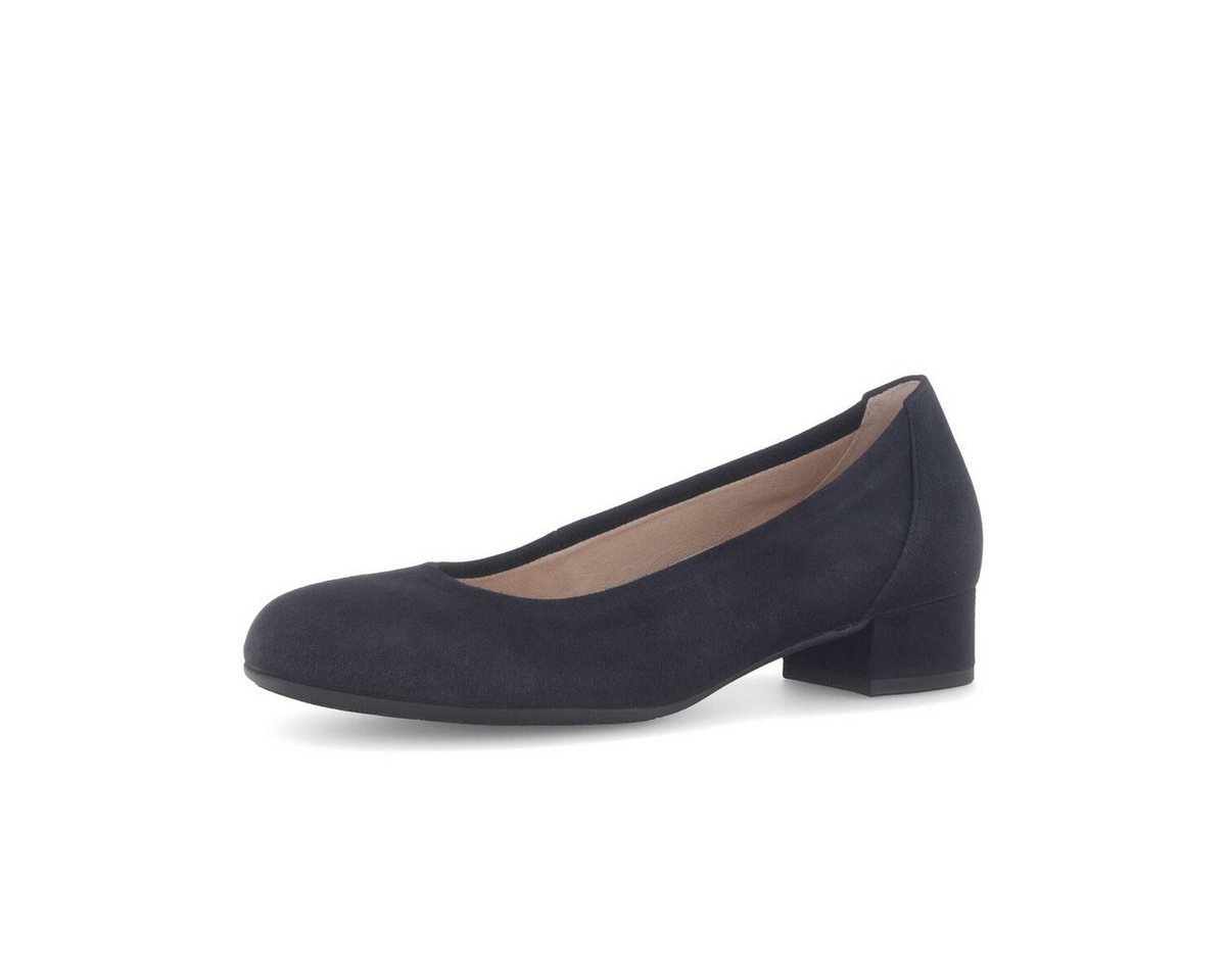 Gabor Eleganter Pumps Rauleder Pumps (blau)