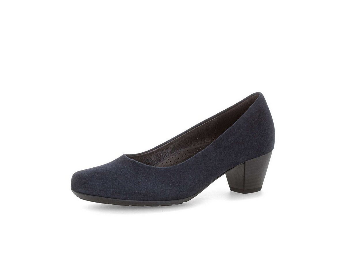 Gabor Eleganter Pumps Rauleder Pumps (blau)