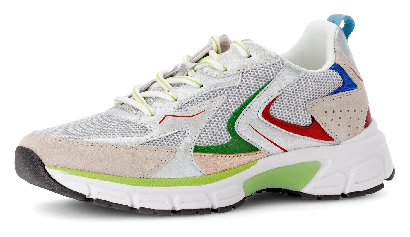 Gabor FLORENZ Keilsneaker Freizeitschuh, Halbschuh, Schnürer in Bequemweite G (weit)