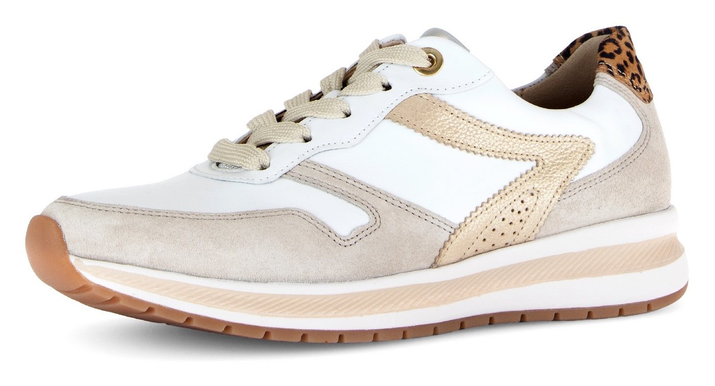 Gabor FLORENZ Keilsneaker, Freizeitschuh, Halbschuh, Schnürer in Schuhweite G (weit)