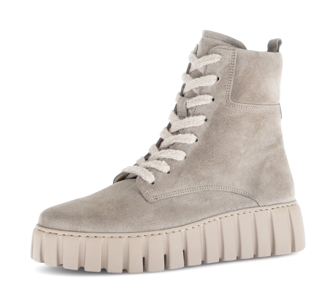 Gabor FLORENZ Schnürboots, Schnürstiefelette mit trendiger, markanter Plateausohle, Weite G