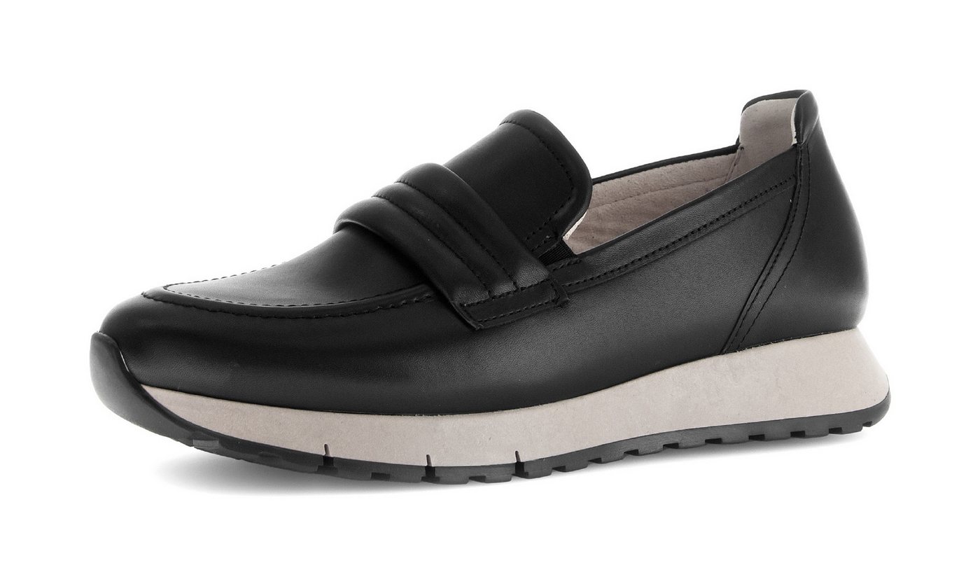 Gabor FLORENZ Slipper, Plateau, Schlupfschuh, Komfortschuh in Bequemweite G (weit)