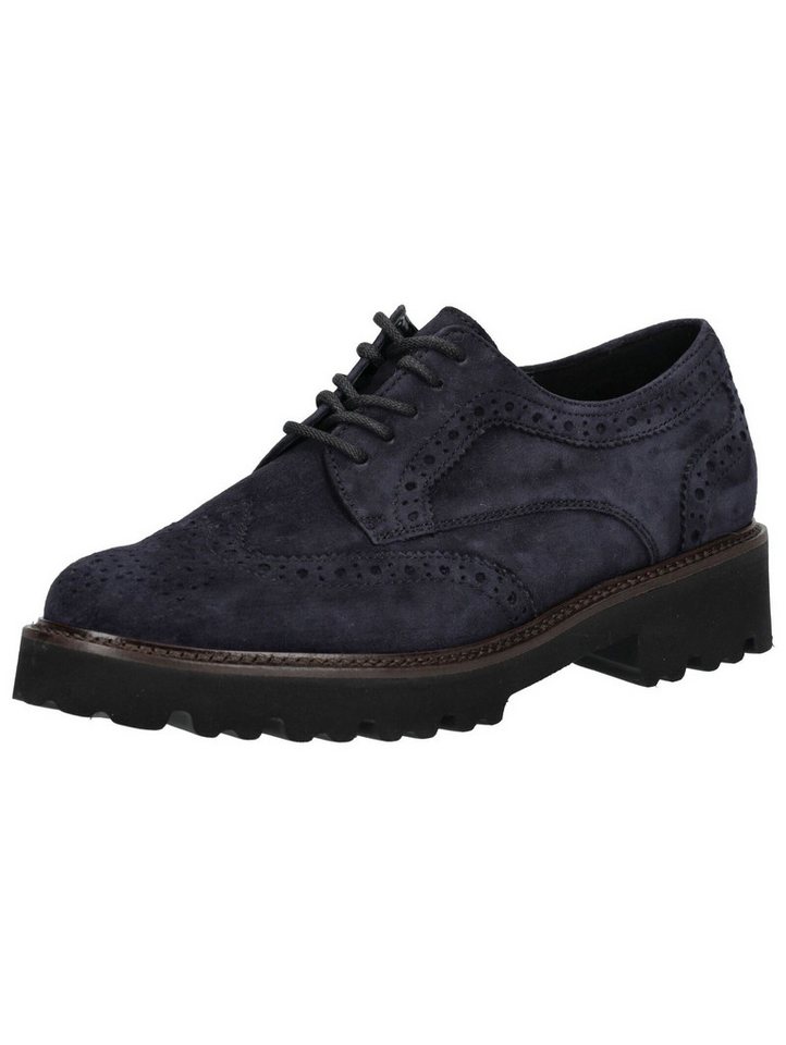 Gabor Halbschuhe Veloursleder Schnürschuh