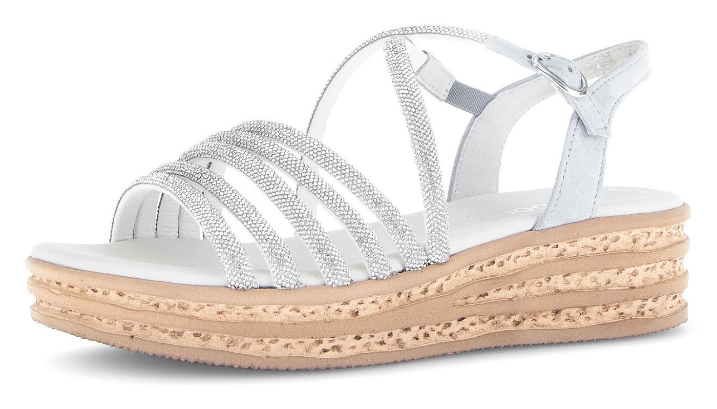 Gabor Keilsandalette, Plateau, Sommerschuh, Riemchensandale mit Best Fitting-Ausstattung