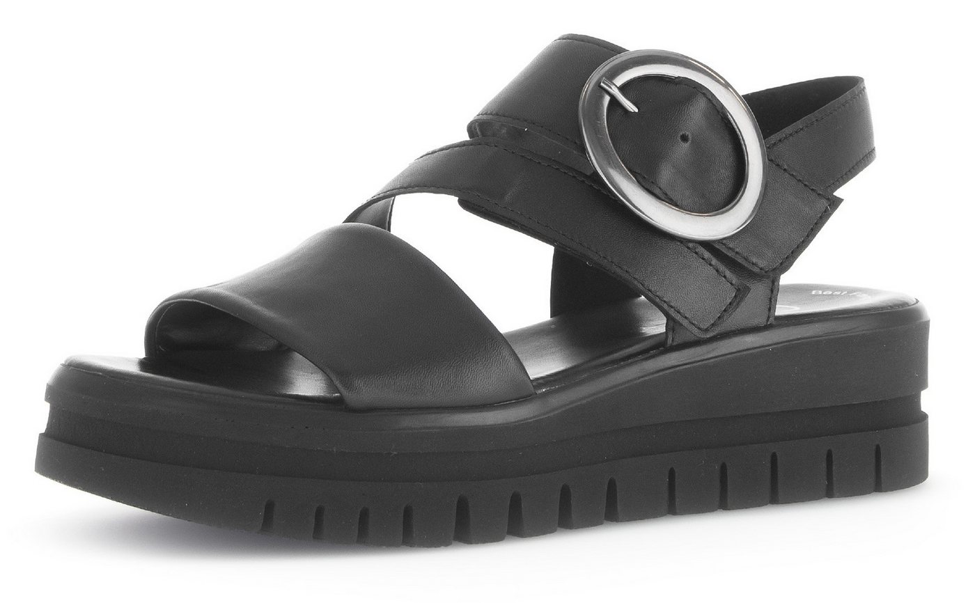 Gabor Keilsandalette, Sommerschuh, Riemensandale, Bequemschuh mit Best Fitting-Ausstattung