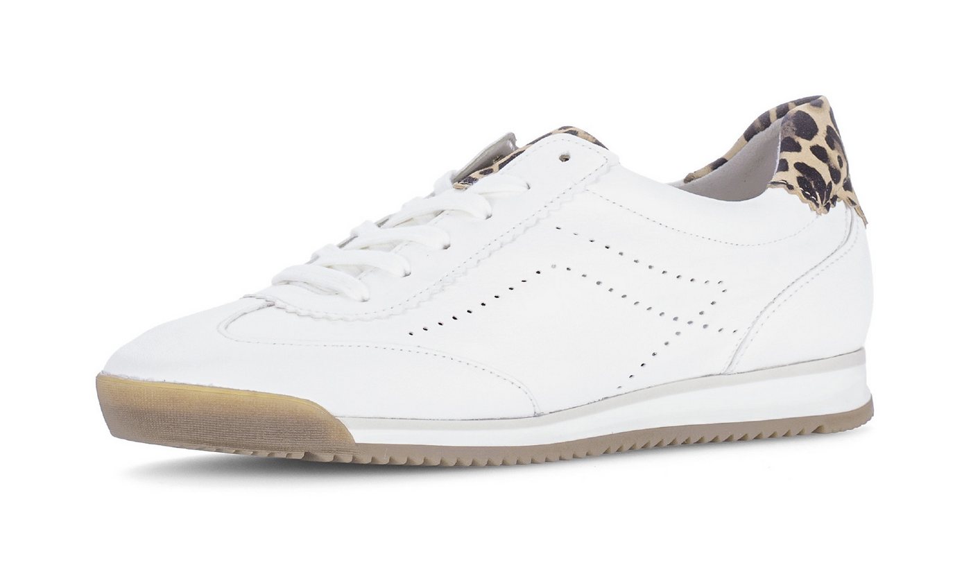 Gabor Keilsneaker Freizeitschuh, Halbschuh, Schnürschuh im Leo-Look