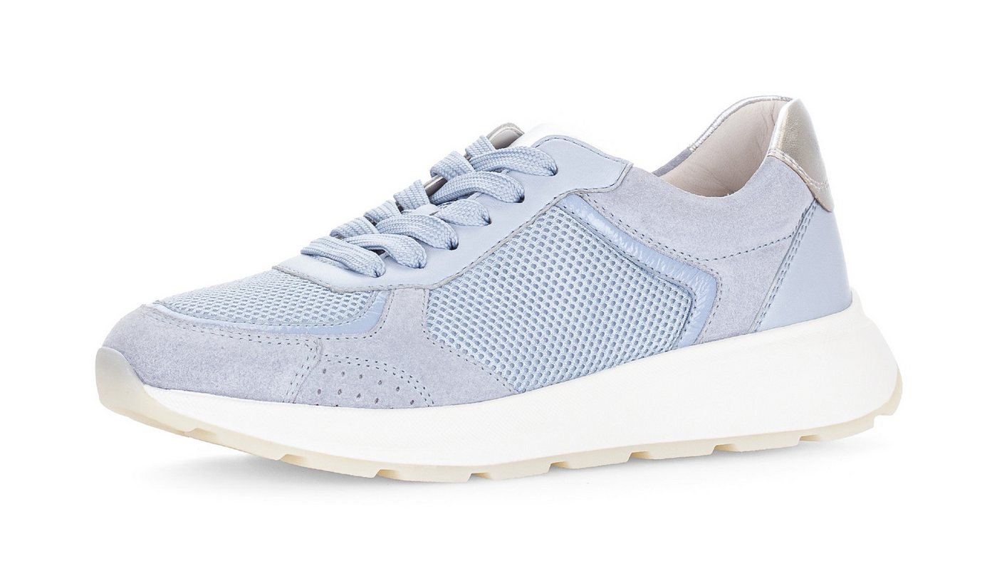 Gabor Keilsneaker, Freizeitschuh, Halbschuh, Schnürschuh, Kontrastbesatz an der Ferse