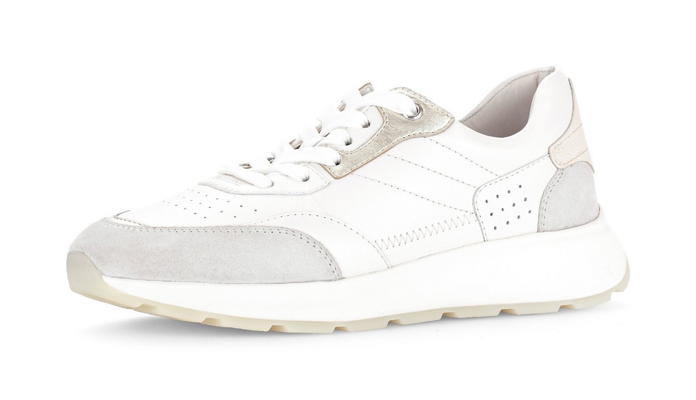 Gabor Keilsneaker, Freizeitschuh, Halbschuh, Schnürschuh mit Kontrastbesätzen
