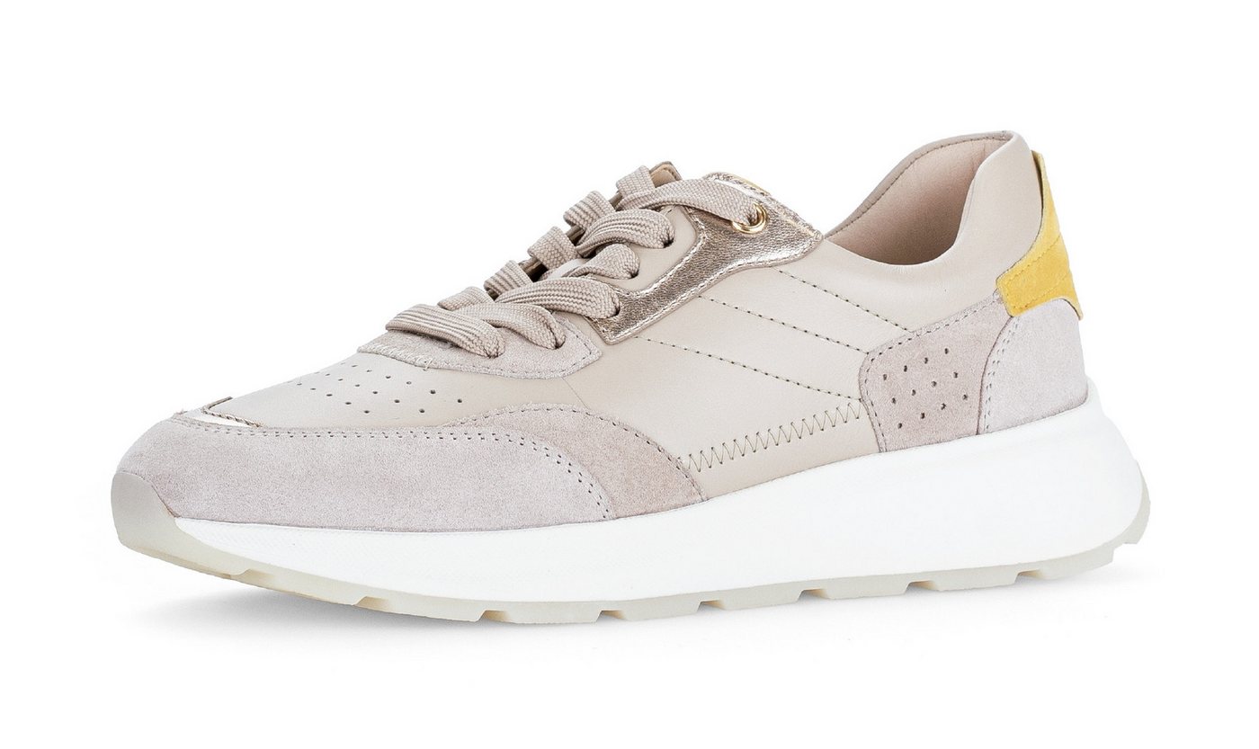 Gabor Keilsneaker, Freizeitschuh, Halbschuh, Schnürschuh mit Kontrastbesätzen