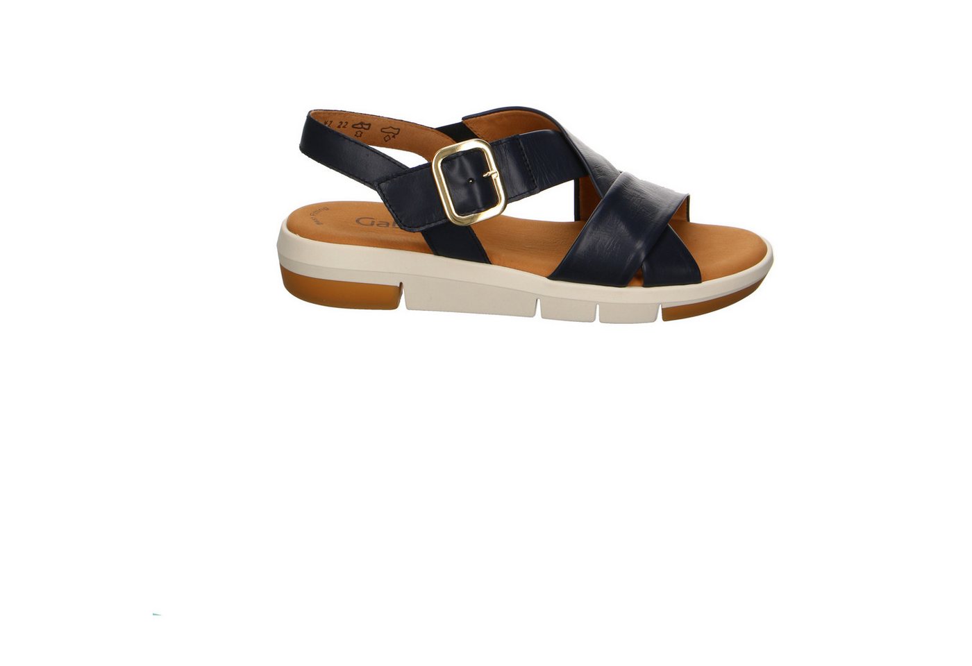 Gabor Leder Sandale blau Sandale
