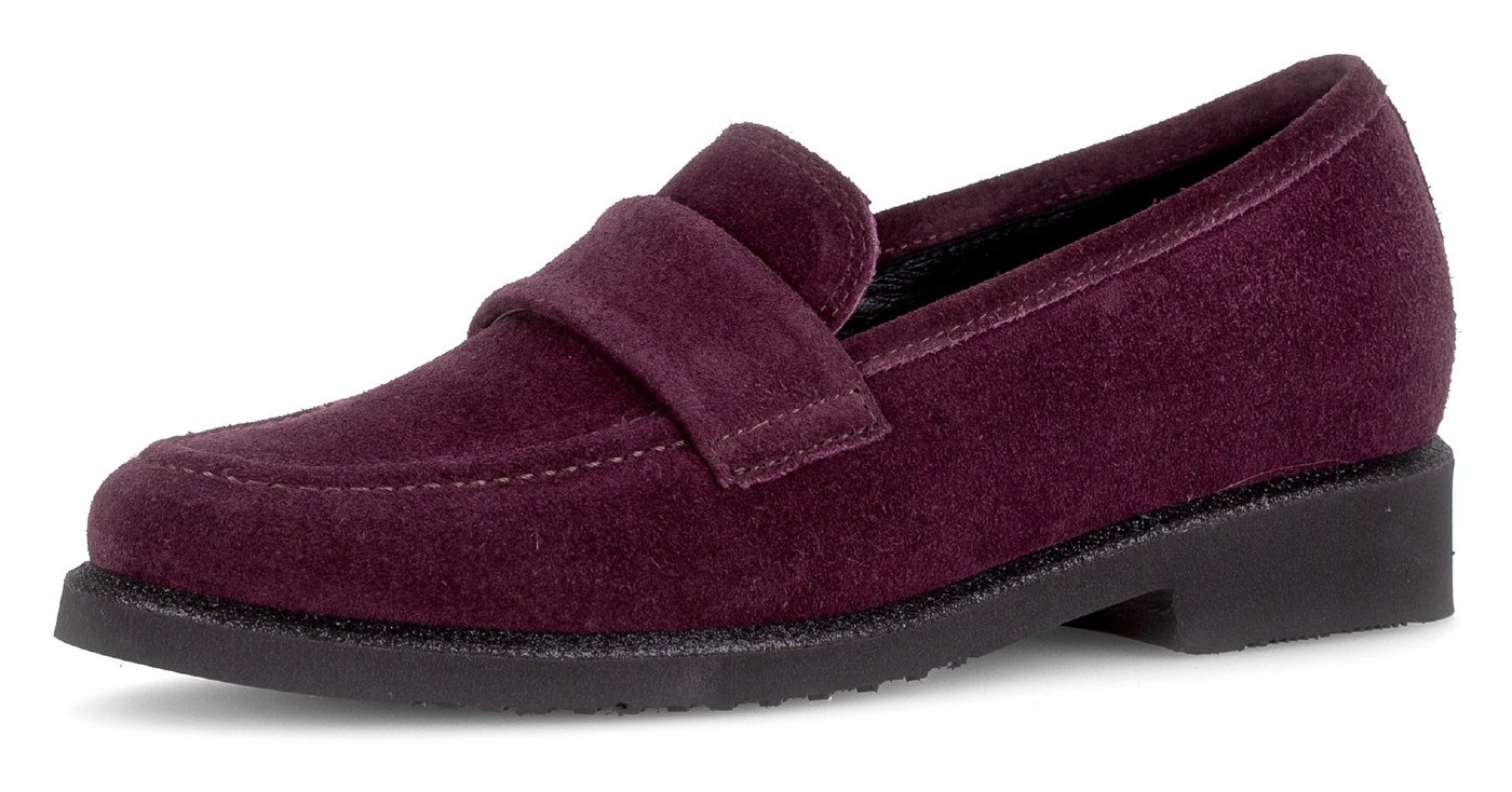 Gabor Loafer, Blockabsatz, Sipper, Businessschuh mit Glitzer am Sohlenrand