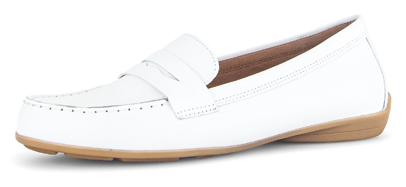 Gabor Mokassin, Halbschuh, Businessschuh, Schlupfeschuh mit Zierriegel