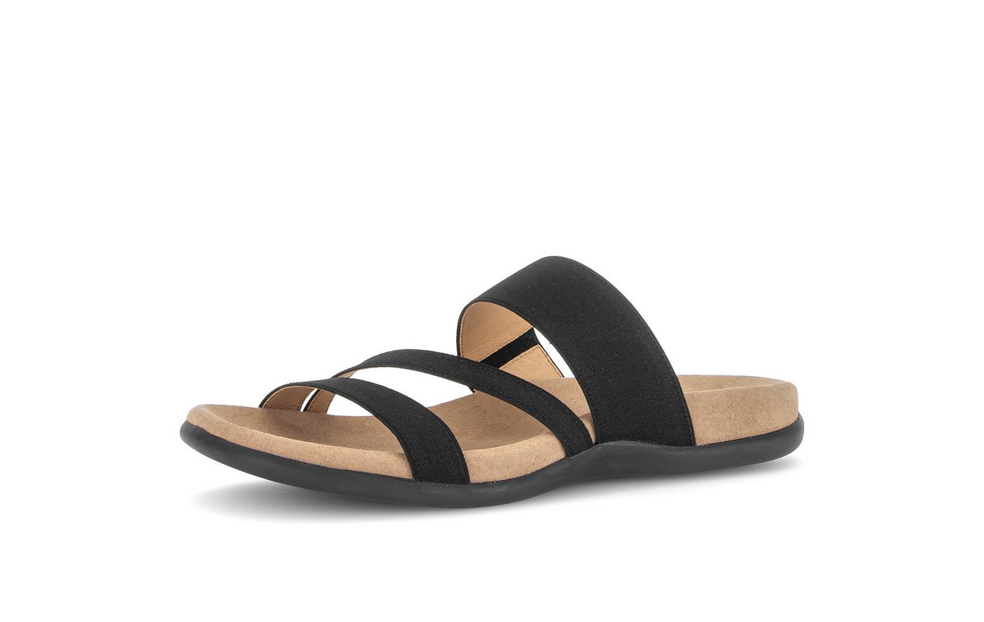 Gabor Pantolette Keilabsatz, Schupfschuh, Sommerschuh mit feinen Riemen