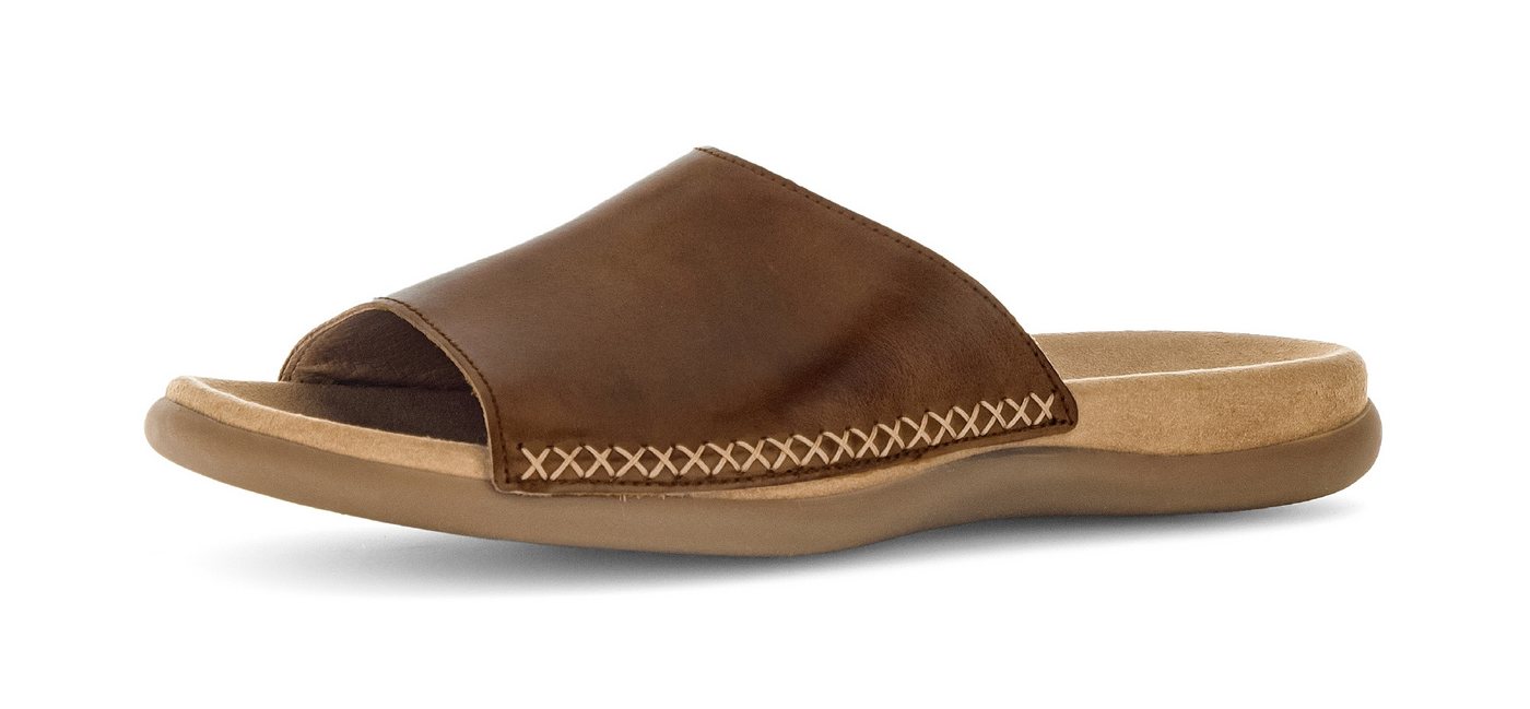 Gabor Pantolette, Sommerschuh, Schlupfschuh mit komfortabler Style (braun)