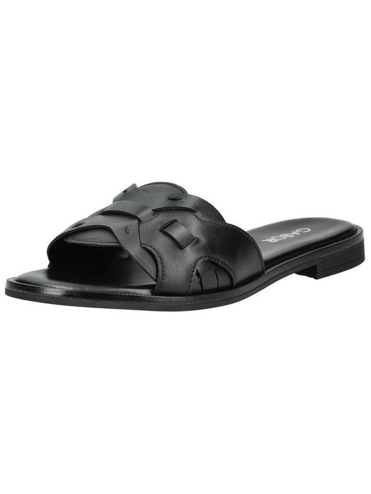 Gabor Pantoletten Leder Pantolette (schwarz)