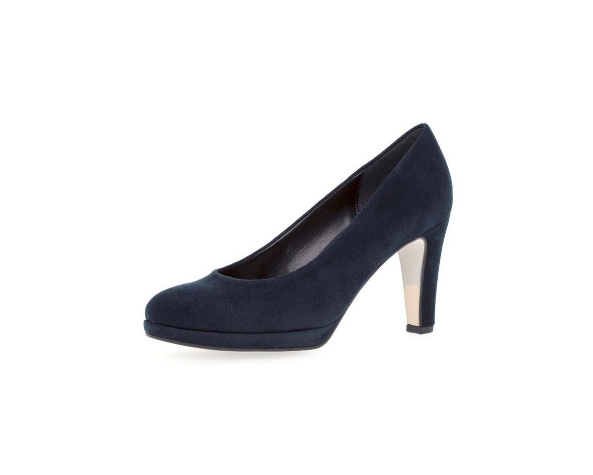 Gabor Plateau Pumps Lederimitat Plateaupumps (blau)