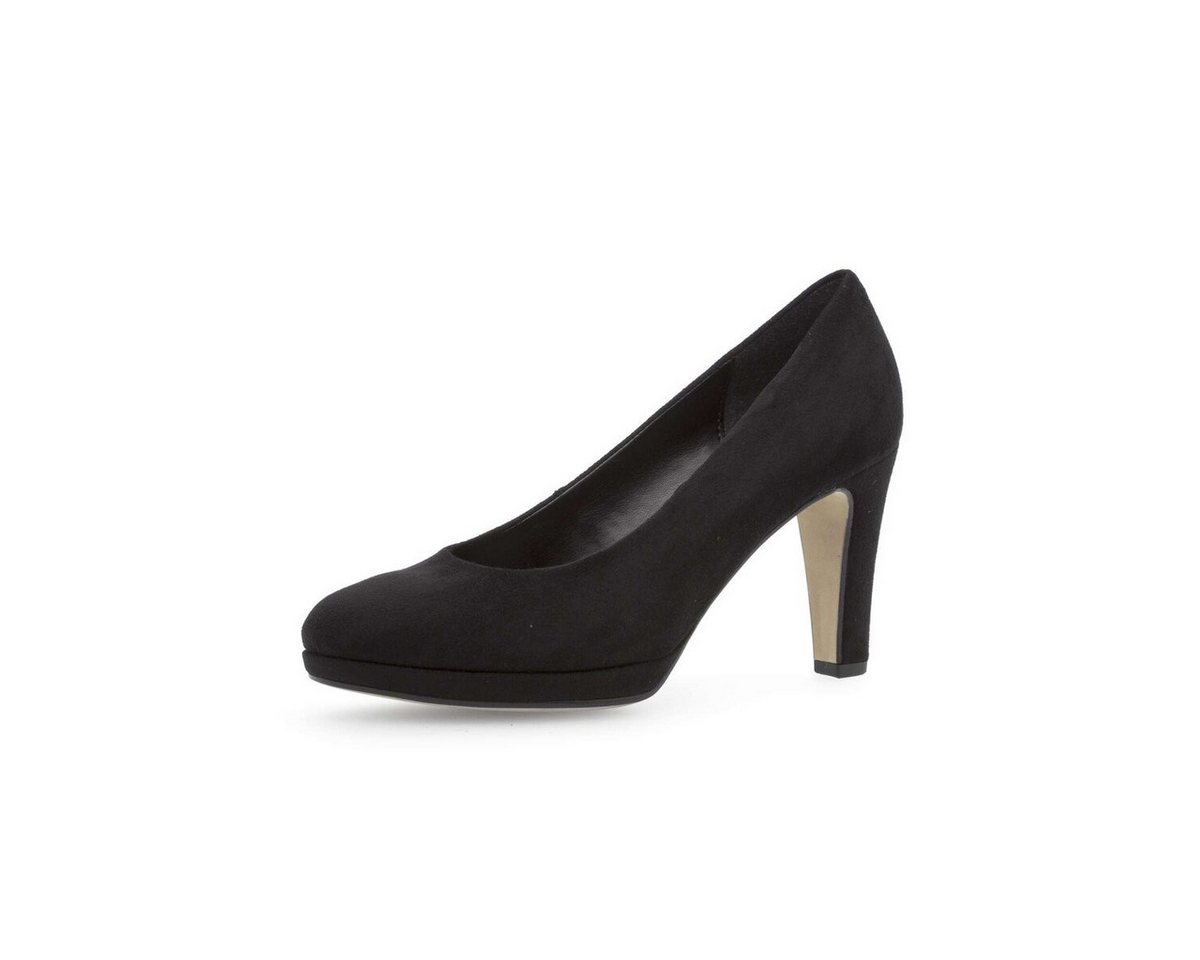 Gabor Plateau Pumps Lederimitat Plateaupumps (schwarz)
