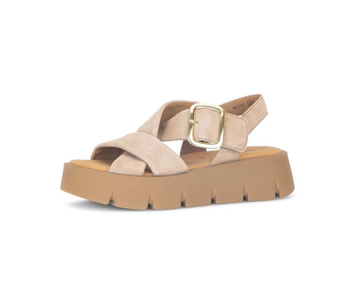 Gabor Plateau Sandale Plateausandaletten (beige)