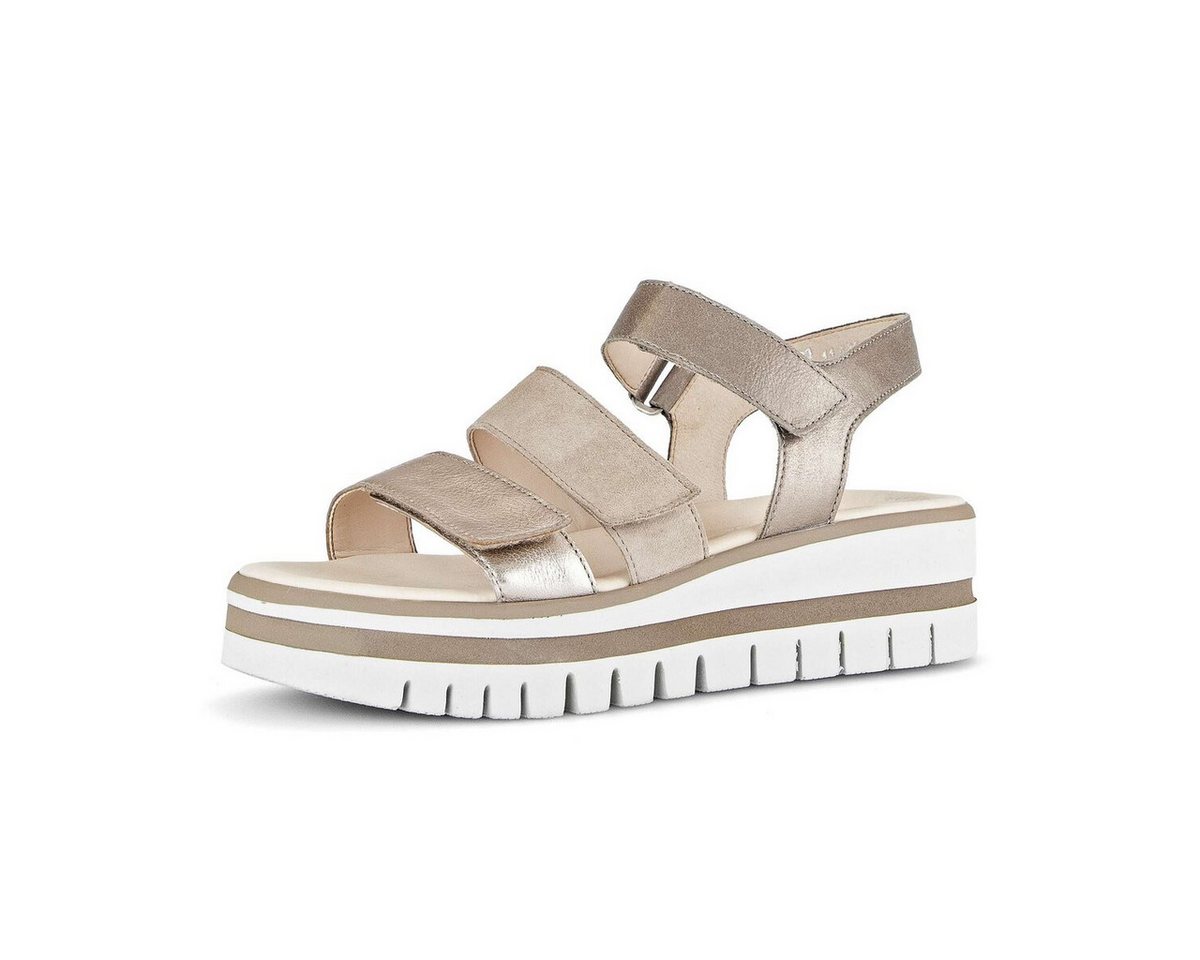 Gabor Plateau Sandale Plateausandaletten (beige)