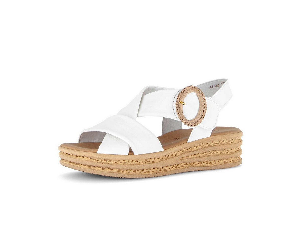 Gabor Plateau Sandale Plateausandaletten (beige)