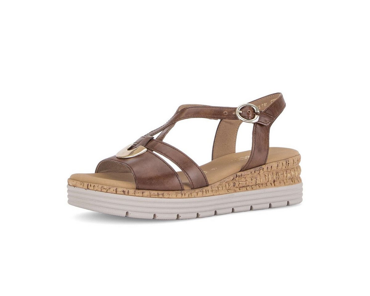 Gabor Plateau Sandale Plateausandaletten (beige)