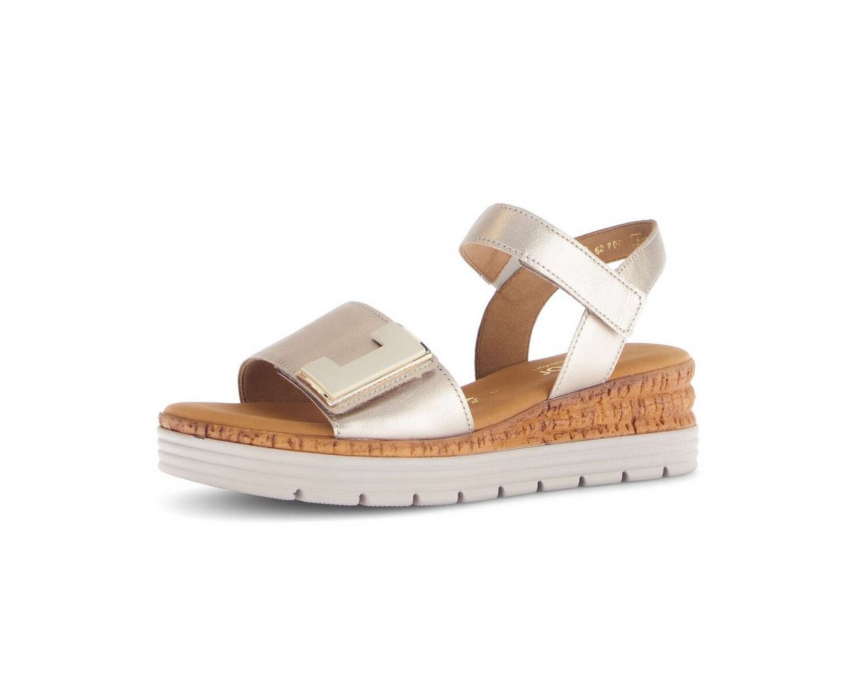 Gabor Plateau Sandale Plateausandaletten (beige)