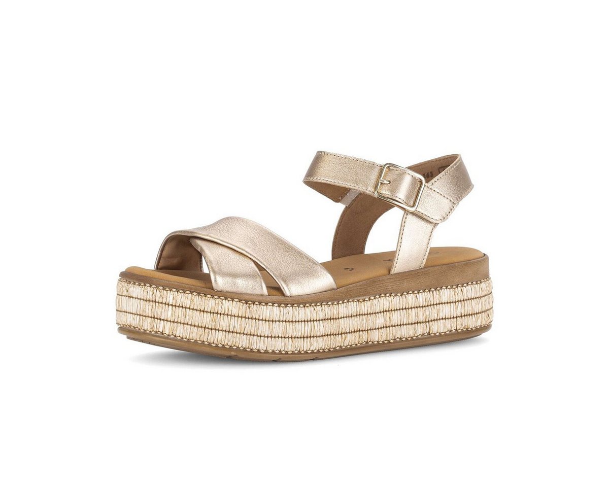 Gabor Plateau Sandale Plateausandaletten (gold)
