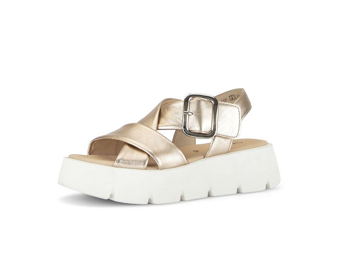 Gabor Plateau Sandale Plateausandaletten (gold)