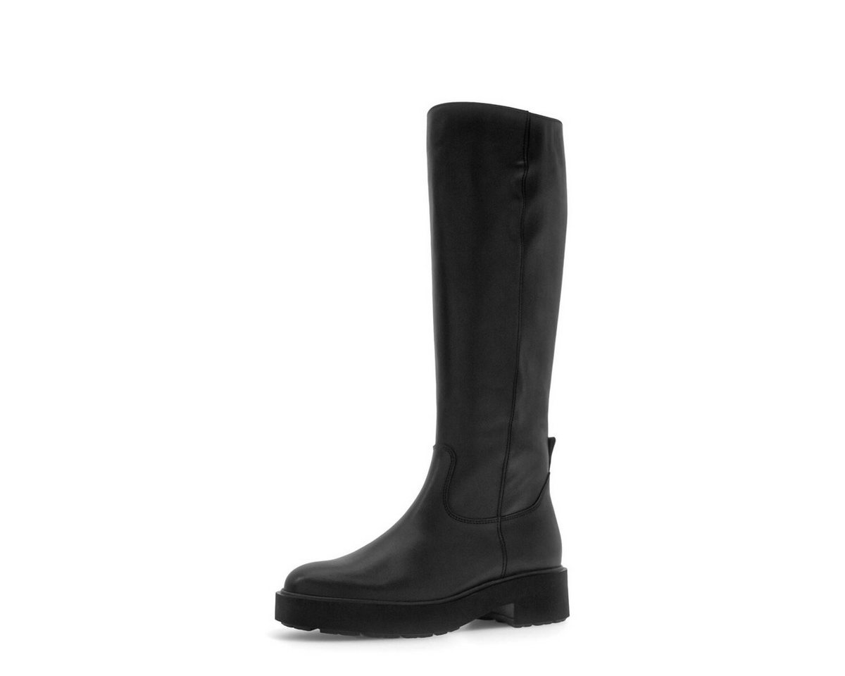Gabor Plateau Stiefel Glattleder Plateaustiefel