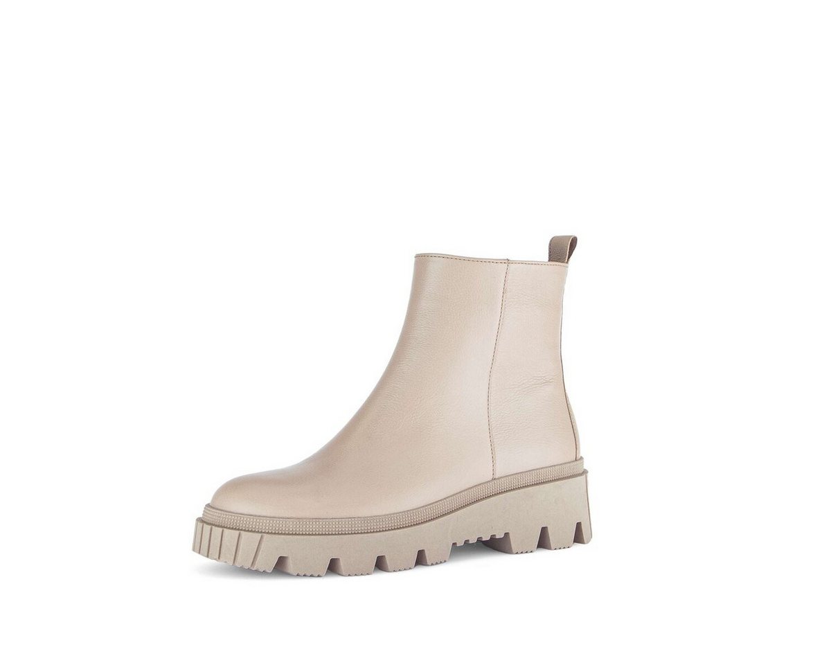 Gabor Plateau Stiefelette Glattleder Plateaustiefelette (beige)
